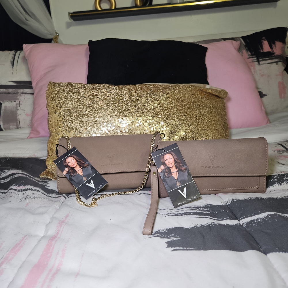 Vanessa Williams Elegant Taupe Women's Bag